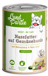 Land Partie Dose vegan LandPartie Nachhaltigkeit