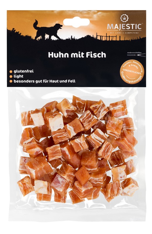 Majestic Snack-Huhn-mit-Fisch